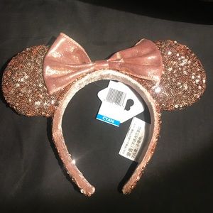 Authentic Disney Rose Gold Minnie Ears